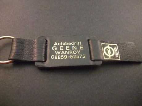 Autobedrijf Geene Wanroy Opel dealer sleutelhanger